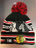 Chicago Blackhawks New Era NHL "Strike Through Chibla " Cuffed Knit Hat