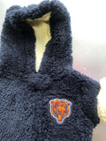 Chicago Bears NFL Infant Game Nap Teddy Fleece- Dark Blue