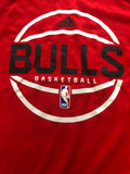 Kids Adidas Chicago Bulls Ultimate S/S NBA Fan Basketball Tee - Red