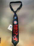 Chicago Cubs Ralph Marlin Black and Red Batter Up Tie