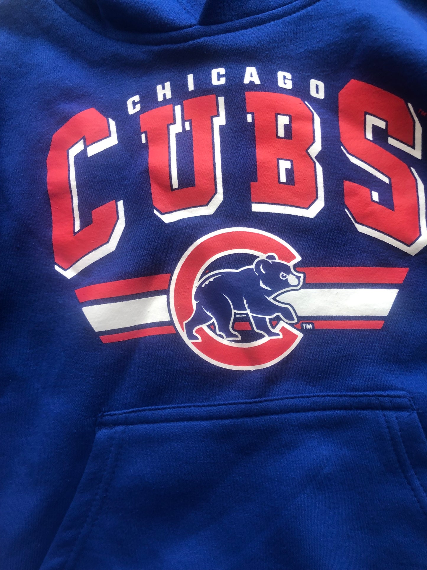 Cubs Youth Blue Hoodie2