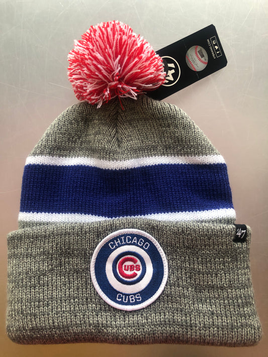 Cubs Dark Grey Cuff Knit Hat