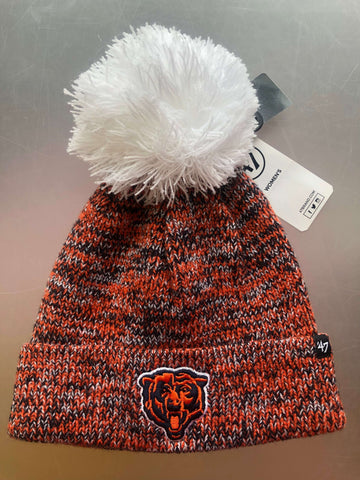 Chicago bears colors winter HAT pom-pom beanie Hat Cap Fitted 20 NFL-1