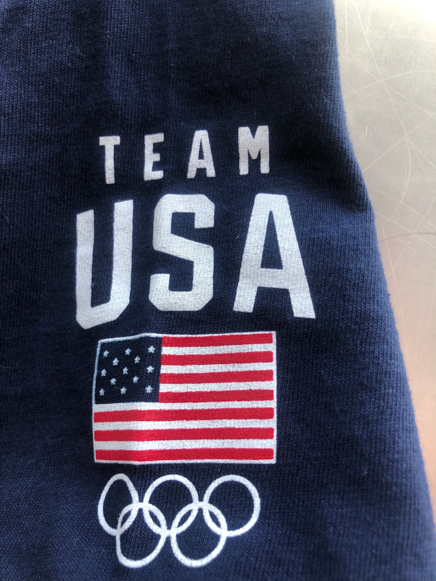 Team USA Olympics Men's Team T-shirt -Dark Blue