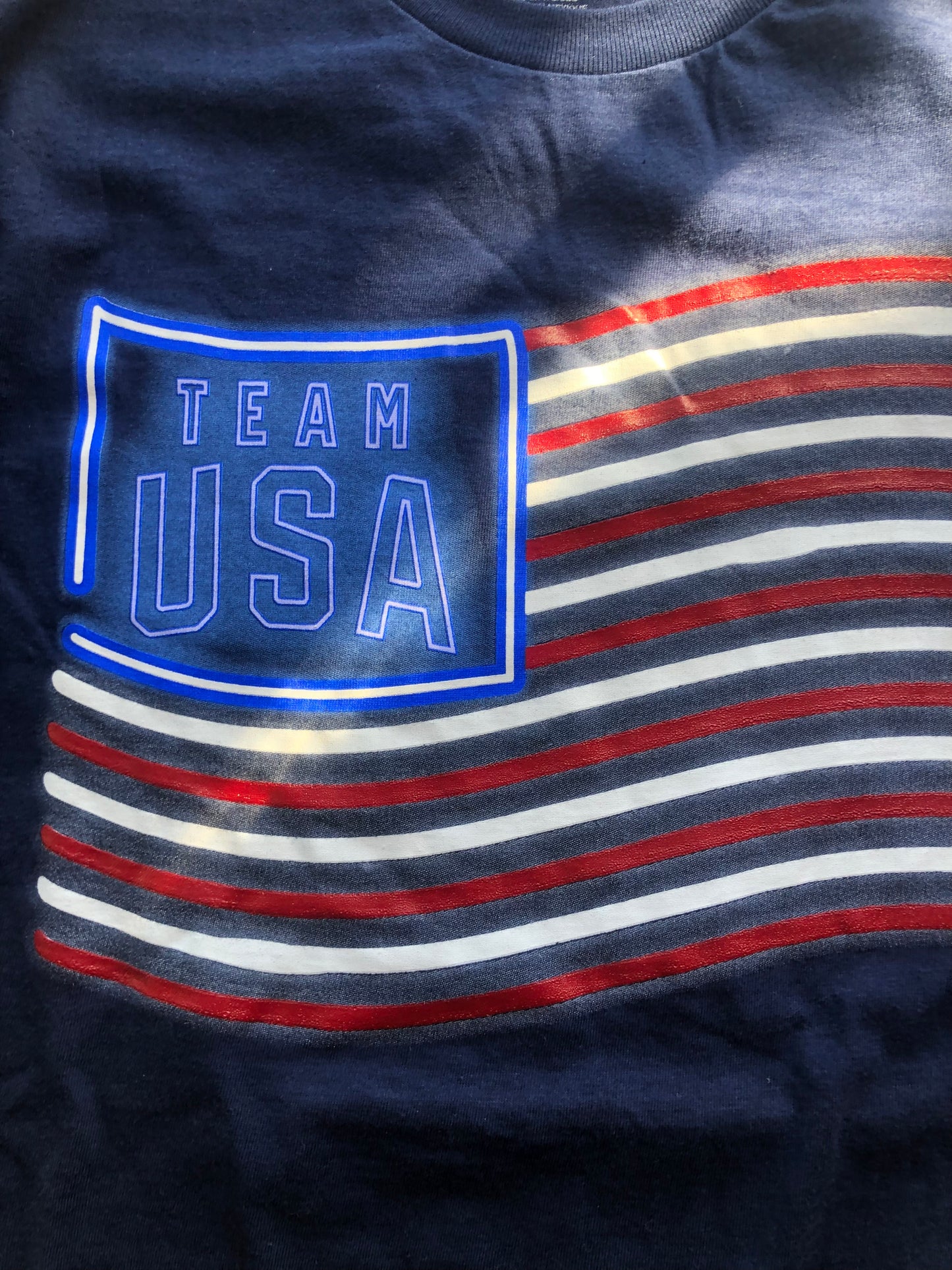 Team USA Olympics Men's Team T-shirt -Dark Blue