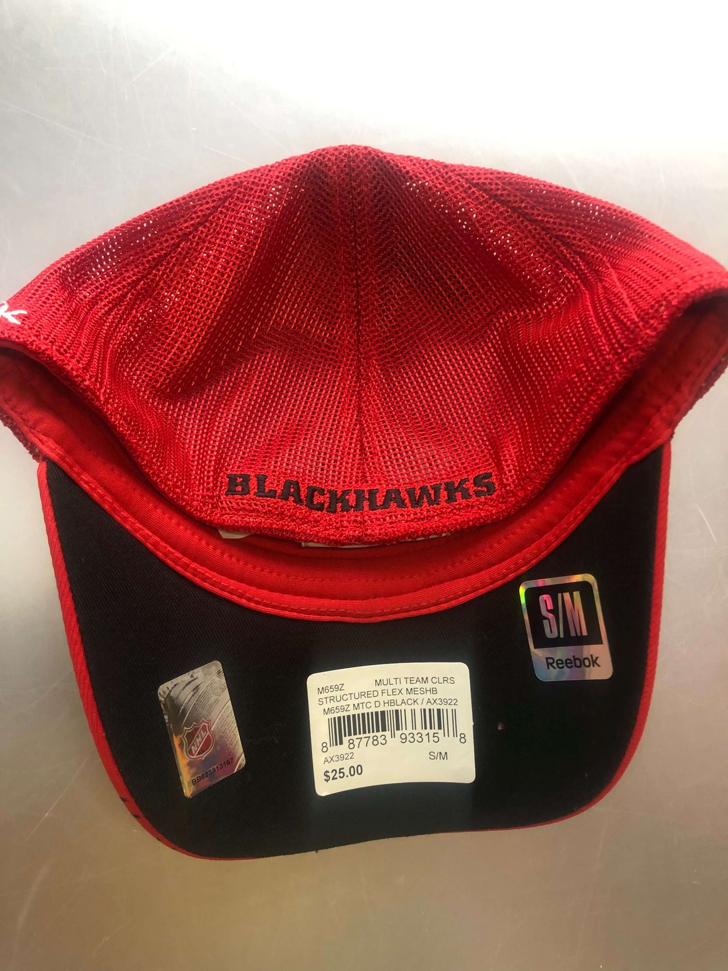 Chicago Blackhawks Reebok Multi Team  Structured Flex MESHB HAT