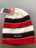 Chicago Blackhawks Adults Reebok  White- Red- Black Winter Hat