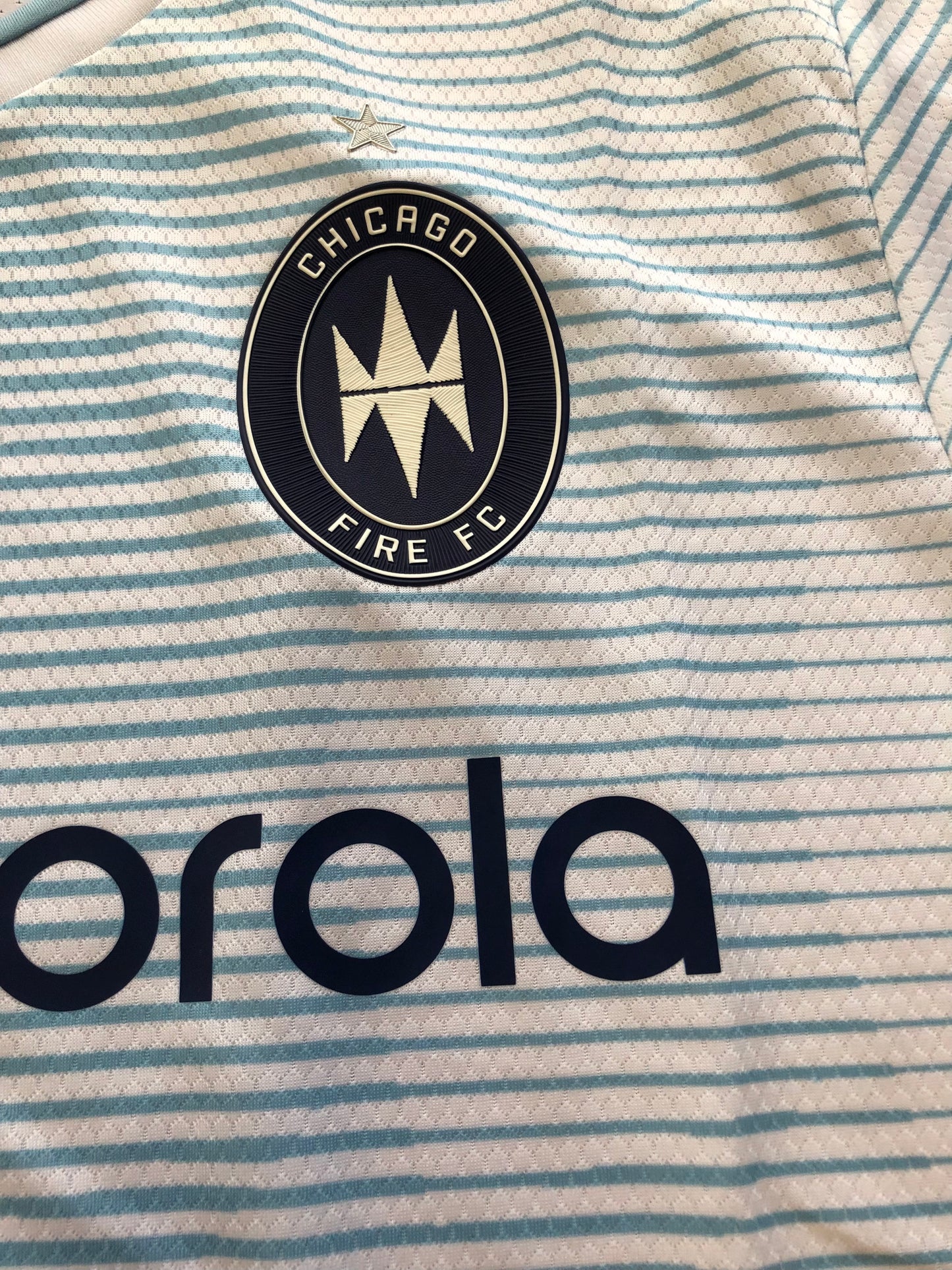 Chicago Fire MLS Adidas 2021/22  Authentic  Away Jersey - White