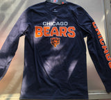 Men's Chicago Bears Fanatics Branded Navy  Long Sleeve T-shirts