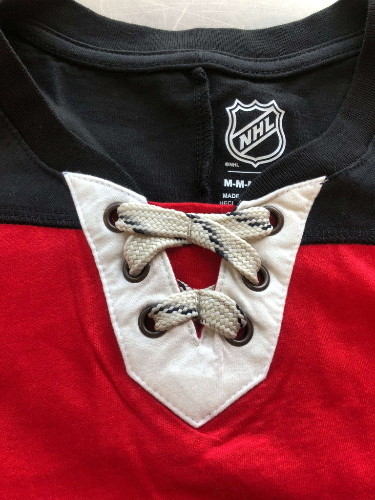 Mitchell & Ness, Shirts, Mitchell Ness Vintage Hockey Nhl Jersey Shirt  Medium M Chicago Blackhawks Red