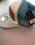 CHICAGO PITBULL Snapback Adjustable Hat/WHITE/BLUE