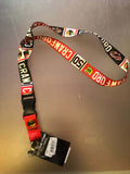 CHICAGO BLACKHAWKS LANYARD W/DETACHABLE BUCKLE 1"CRAWFORD