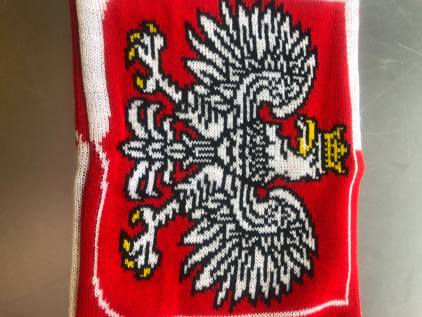 Poland National Team Country Pride "TYLKO POLSKA" Double-Sided Knitted .MADE IN POLAND.