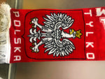 Poland National Team Country Pride "TYLKO POLSKA" Double-Sided Knitted .MADE IN POLAND.