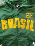 Green Youth Brazil Track Jacket with Hood