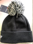 Women's Chicago Blackhawks NHL Cuffed Knit Hat With Pom - Black