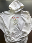 Polska Poland Youth WHITE /RED/GREY PULLOVER HOODIE
