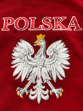 Polska Poland Youth WHITE /RED/GREY PULLOVER HOODIE