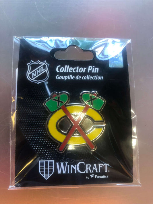 CHICAGO BLACKHAWKS TOMAHAWK LOGO LAPEL COLLECTOR PIN NEW