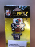 Past Super Bowl Champion New York Giants Collector Pin