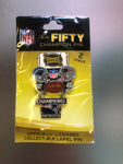 Past Super Bowl Champion New England Patriots Collector Pin