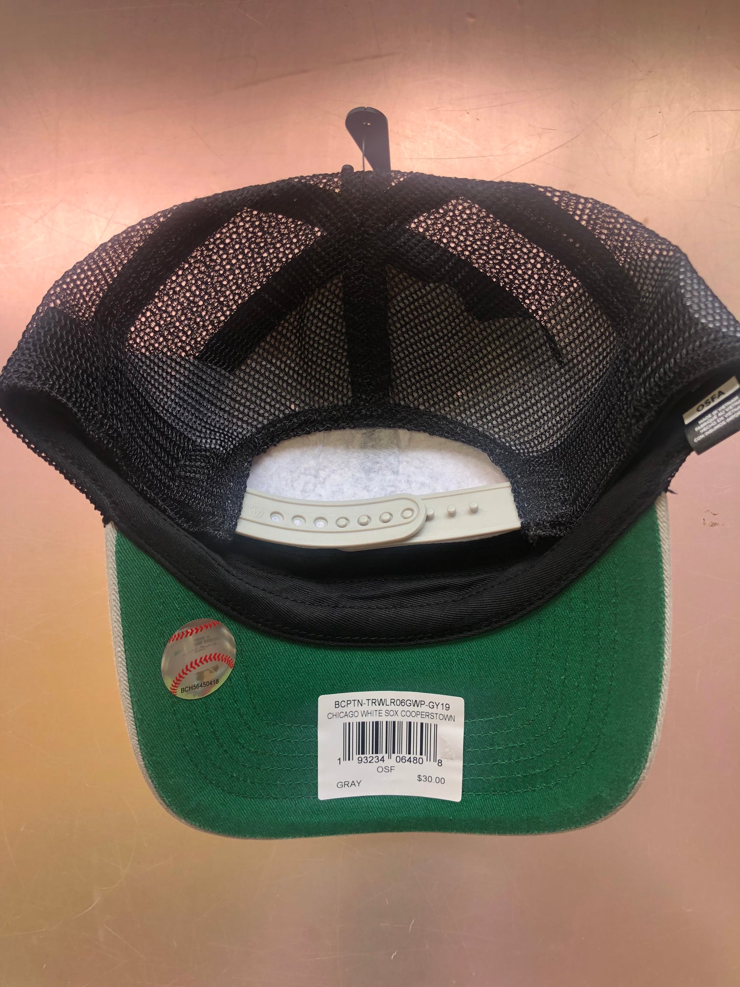 Chicago White Sox Cooperstown 47 Clean Up Grey Hats