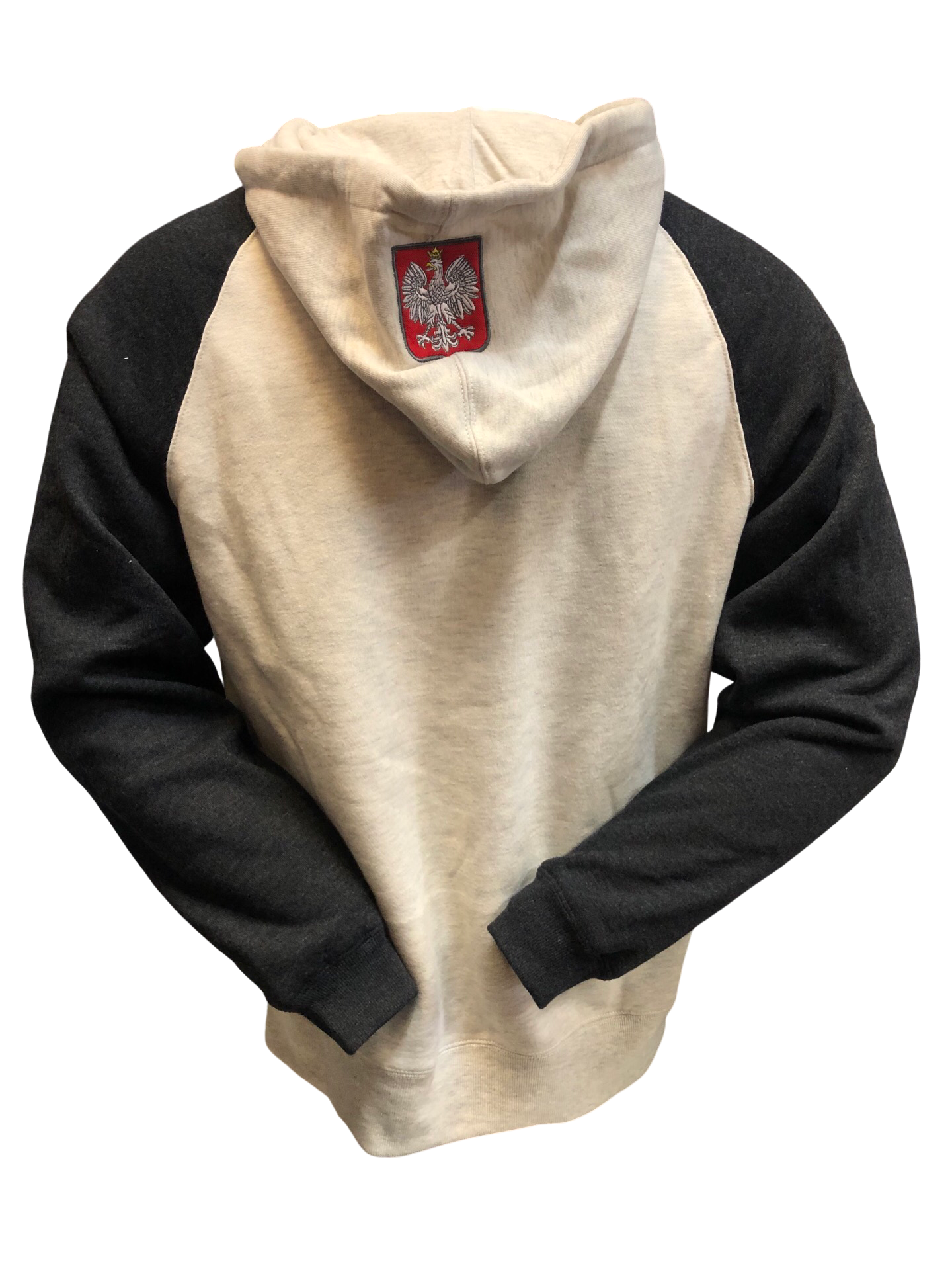 Polska EST. 966 Eagle Embroidered Hoodie - Heather