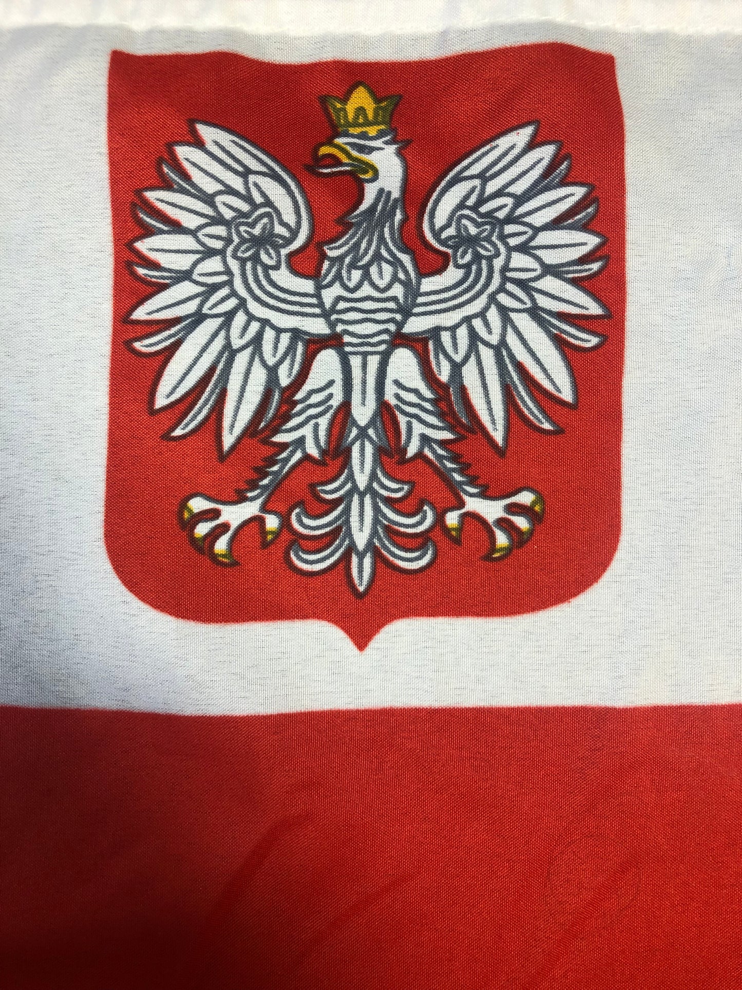 Polish Car Flag Double Sided 12" x 16"