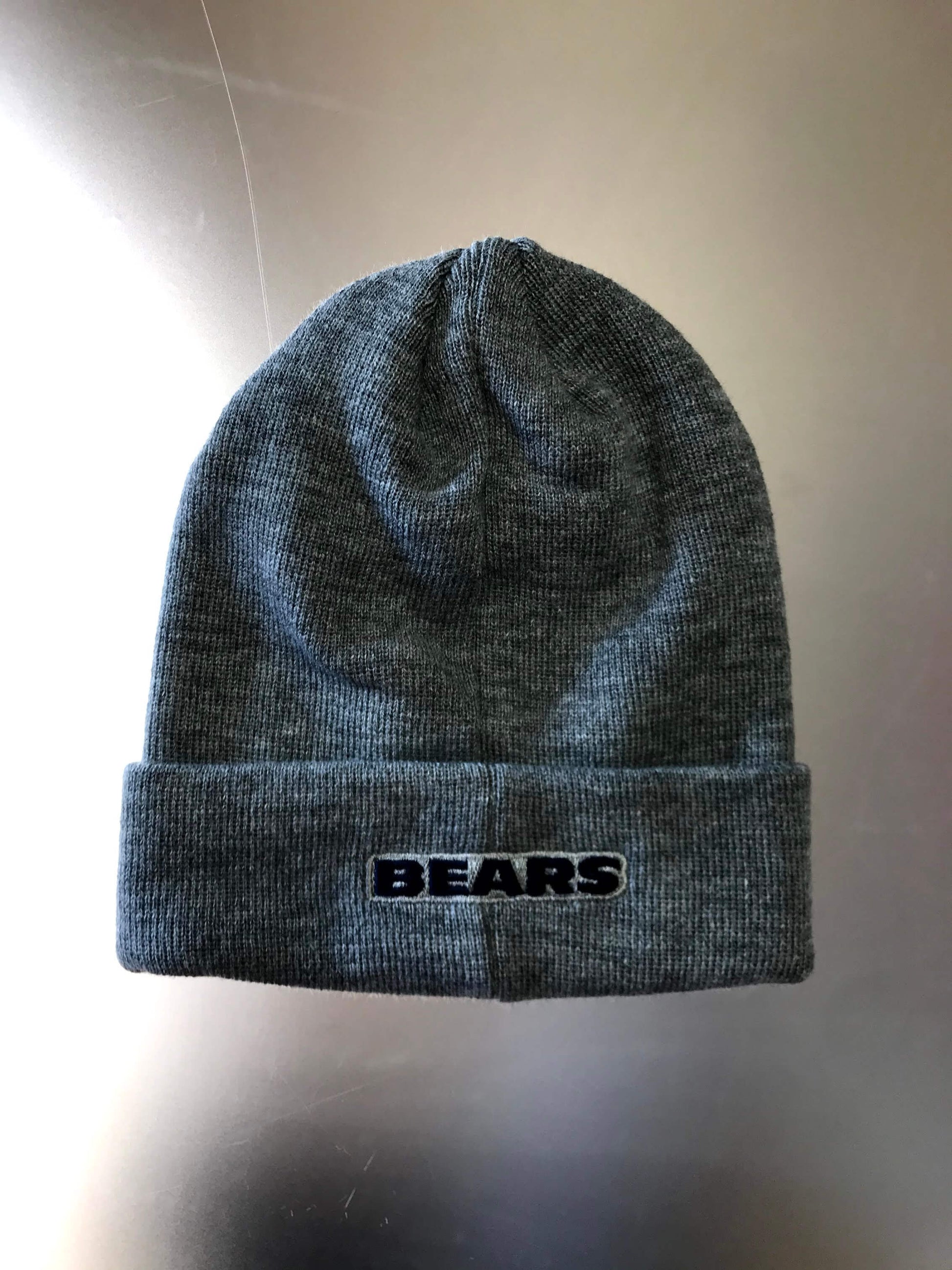 Chicago Bears Boys (8-20) Cuffed Knit Beanie - Gray