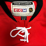 Chicago Blackhawks NHL Official CCM Throwback Premier Edge Jersey Retro Style