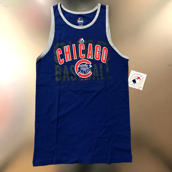 Majestic Threads Chicago Cubs Tank Top, Navy : : Sports &  Outdoors