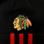 Chicago Blackhawks NHL Adidas Team Colors Cuffed Hat