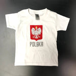 Poland Toddler Printed Polska Eagle Crest T-Shirt - White
