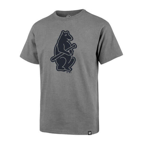 '47 Brand Youth Chicago Cubs Slate Grey Imprint Super Rival Tee