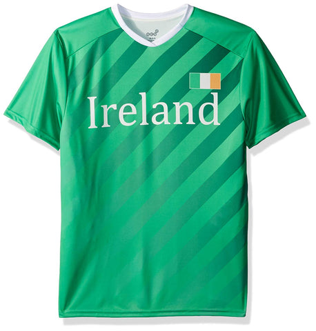 Ireland Men's Federation Green Jersey Short Sleeve Tee