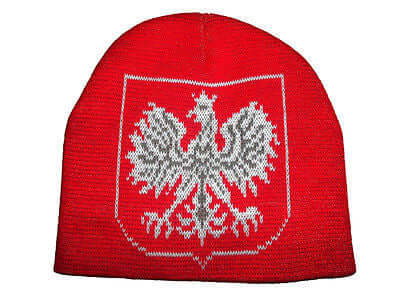 Bulk Of 12 Poland Skull Cap Polska Polish Beanie Eagle Hat Hussar One Size Fits