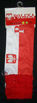 Polish Polska Poland banner scarf mini NEW w/ glass window suction cup 19" inch