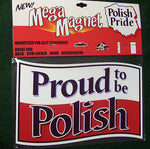 Polish POLAND Mega Magnet Red and White for Refrigerator - Locker Brand New