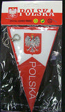 Bulk Of 12 Polish Polska Poland pennant mini NEW suction cup hanging glass  6"
