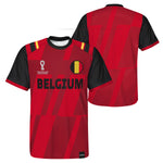 Youth Belgium FIFA World Cup Qatar 2022 Official Jersey