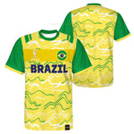 Youth Brazil FIFA World Cup Qatar 2022 Official Jersey
