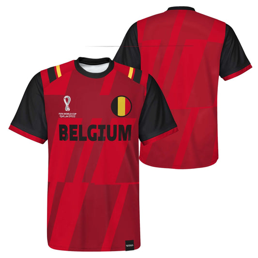 ADULT Belgium Men's FIFA World Cup Primary Classic Short Sleeve Jersey