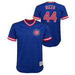Chicago Cubs Youth Anthony Rizzo Cooperstown Mesh Replica Jersey - Blue