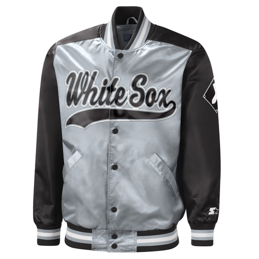 Chicago White Sox Varsity Spring '22 Starter Jacket - Grey