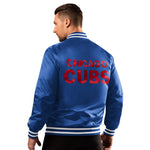 Chicago Cubs Standard Royal  Varsity Starter Jacket With 9 embroided patches