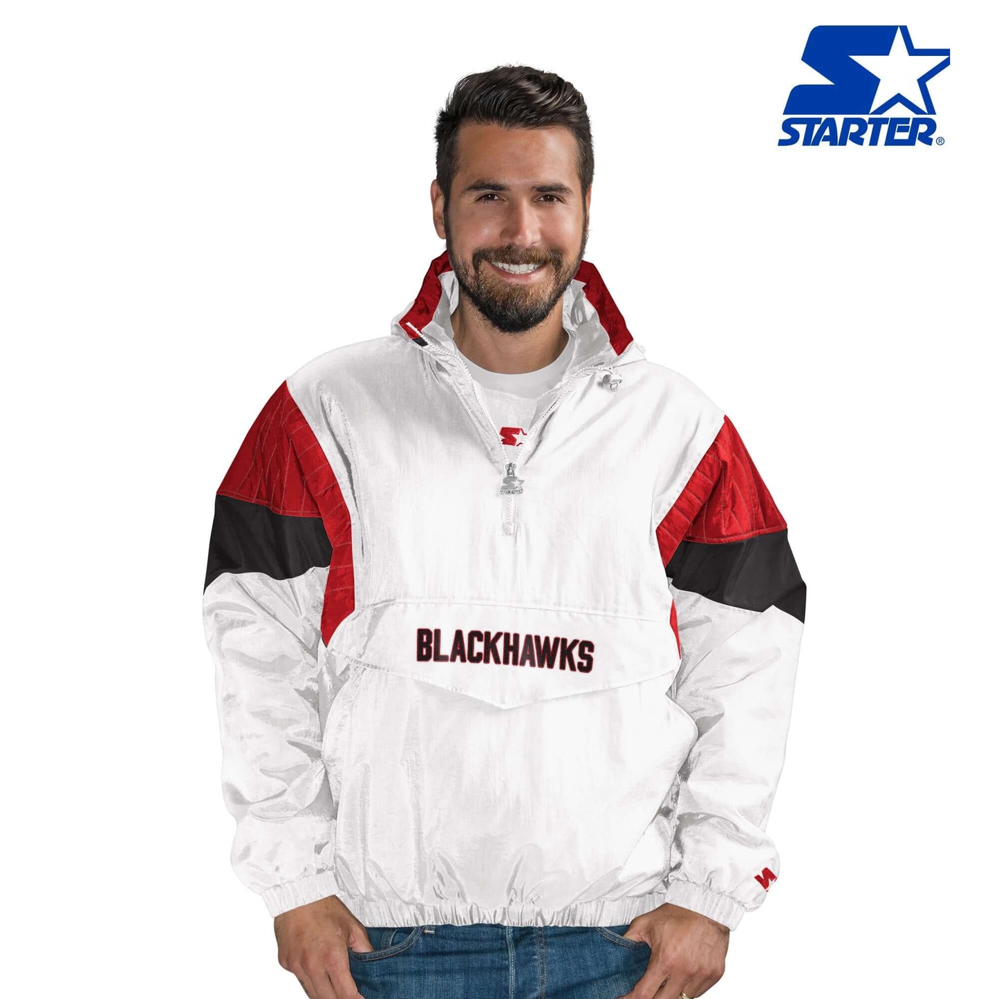 Chicago Blackhawks Starter Pullover Jacket