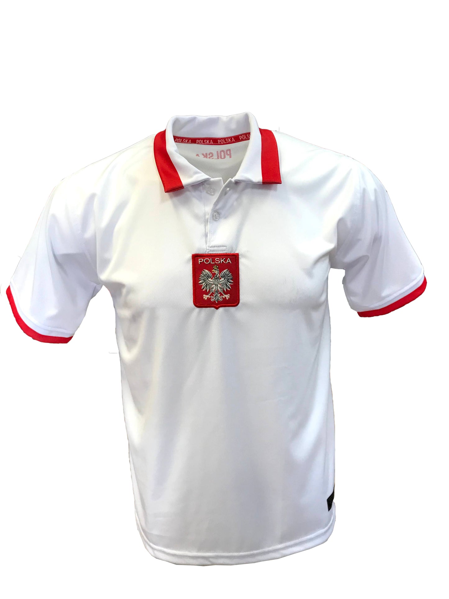 Men's Polska Team Poland World Cup 2022 Replica Soccer/Football Jersey/POLO - White Made in Poland