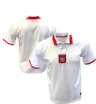 Men's Polska Team Poland World Cup 2022 Replica Soccer/Football Jersey/POLO - White Made in Poland