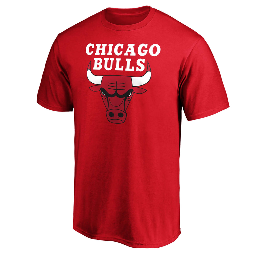 Chicago Bulls Red Primary Logo T Shirt by Adidas