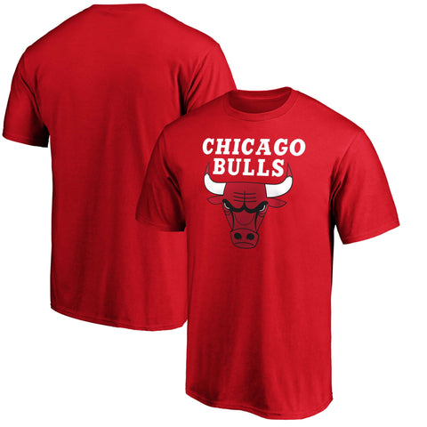 Chicago Bulls NBA Fanatics Branded Team Logo T-shirt - Red